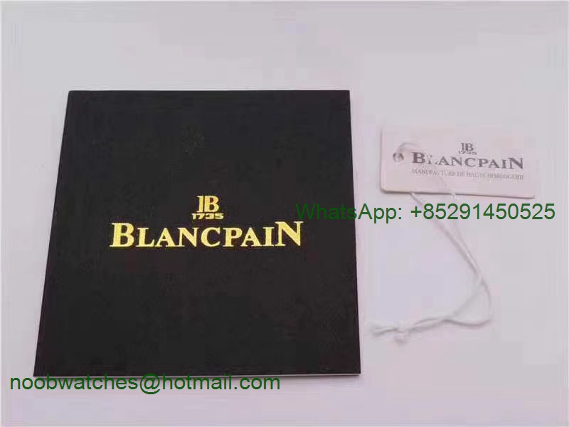 Blancpain Original Style Box and Fullset Papers New