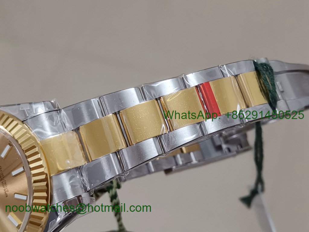 Replica Rolex DateJust 41mm 126333 904L SS/Yellow Gold VSF 1:1 Best YG Dial on Oyster Bracelet VS3235