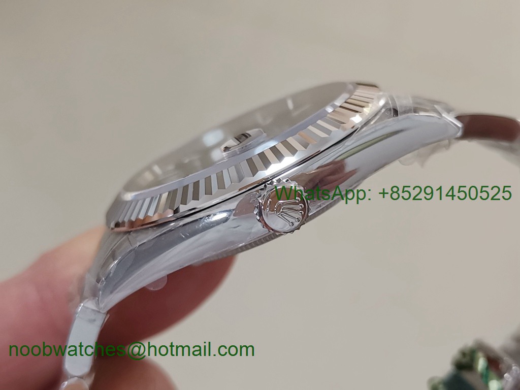 Replica Rolex DateJust 41mm 126330 904L SS VSF 1:1 Best Blue Dial on Oyster Bracelet VS3235