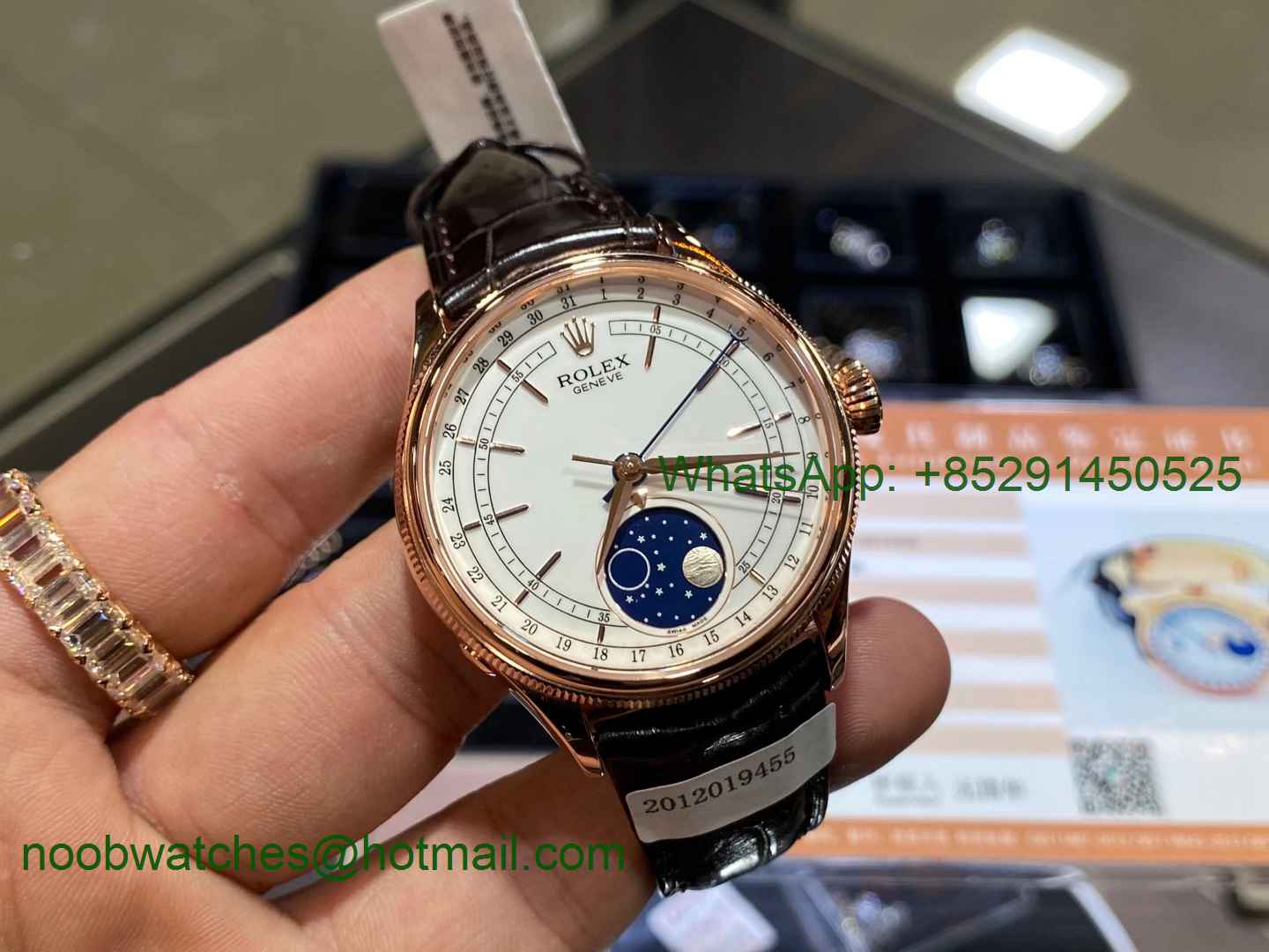 Custom Modify Watch Service - Wrap 18kt Real Rose Gold