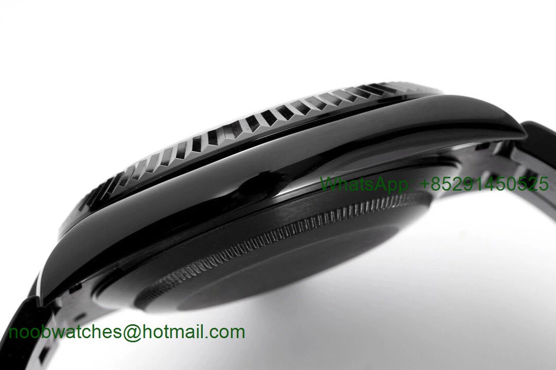 Replica Rolex DateJust 41mm Black PVD VRF Best Black Dial on Oyster Bracelet A3235