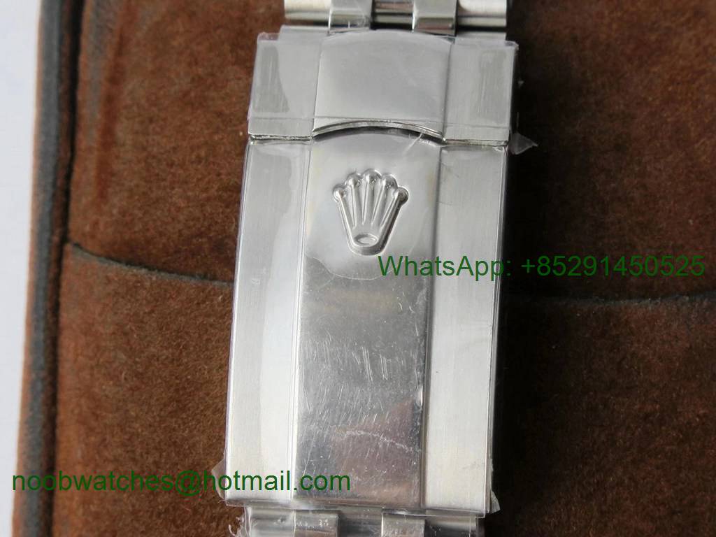 Replica Rolex DateJust 41mm 126334 VRF 1:1 Best 904L Steel Silver Diamond Dial Jubilee Bracelet A3235