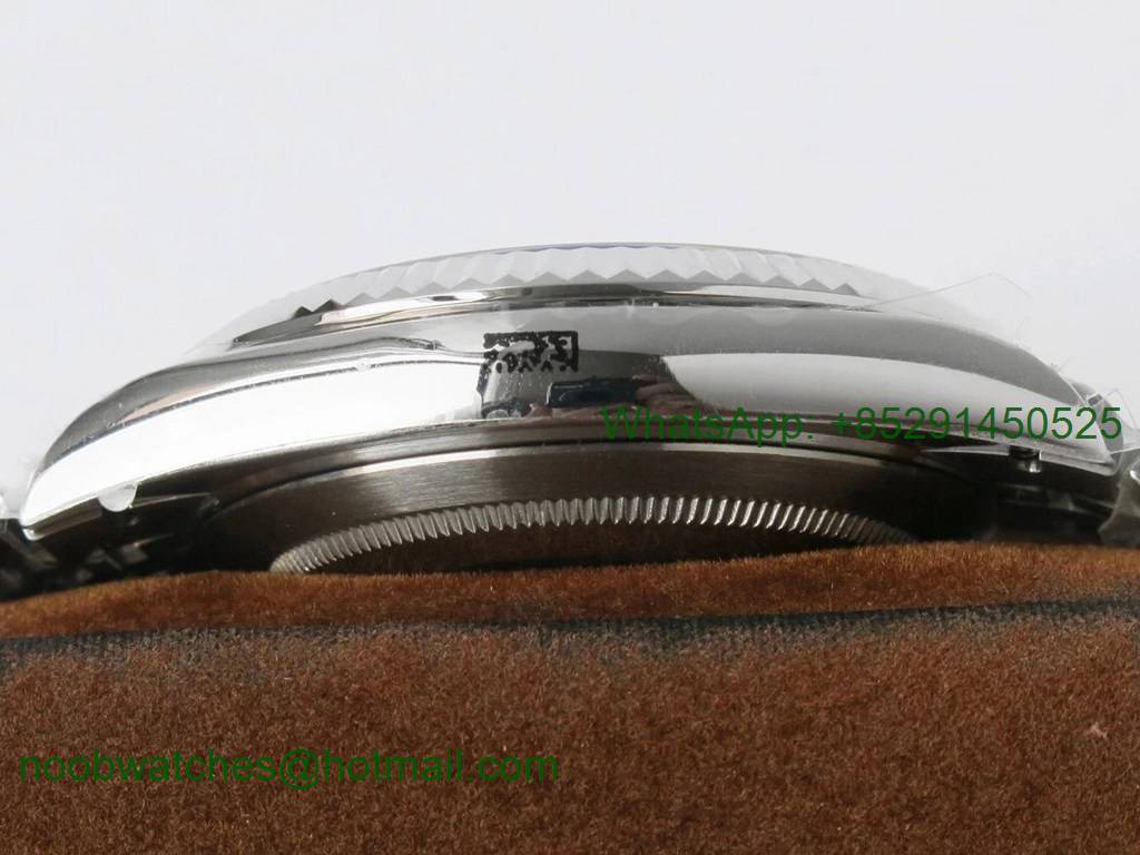Replica Rolex DateJust 41mm 126334 VRF 1:1 Best 904L Steel Gray Diamond Dial Jubilee Bracelet A3235