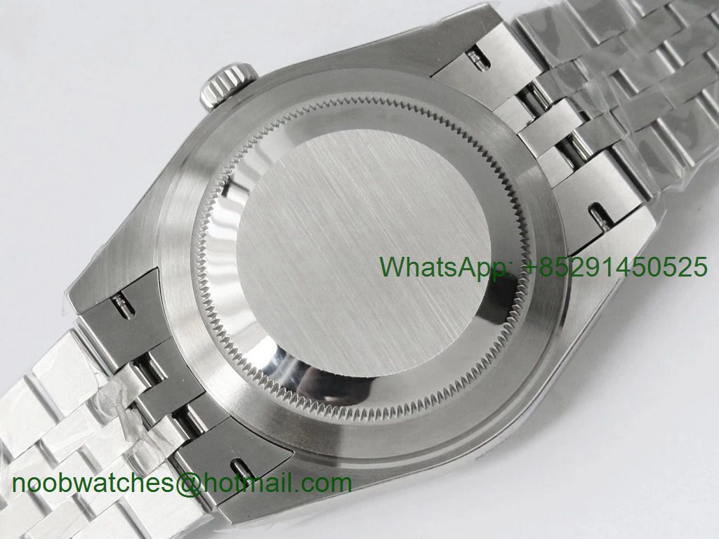 Replica Rolex DateJust 41mm 126334 VRF 1:1 Best 904L Steel White Roman Dial Jubilee Bracelet A3235