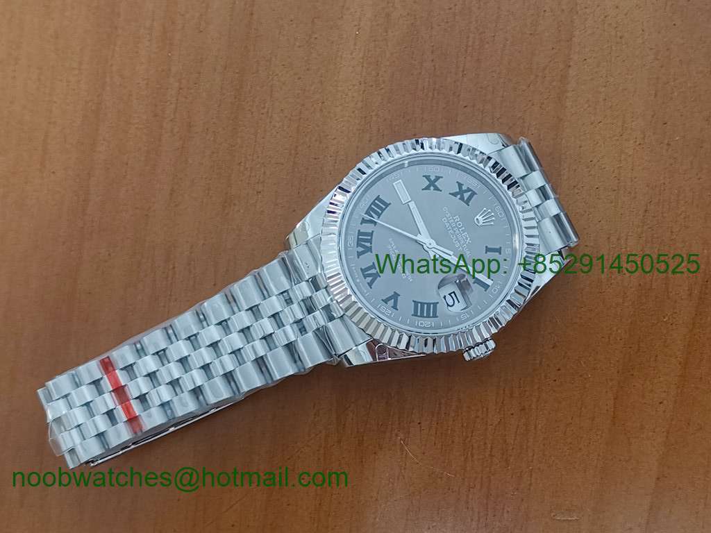 Replica Rolex DateJust 41mm 126334 Wimbledon BP Factory Best Jubilee Bracelet A2824 