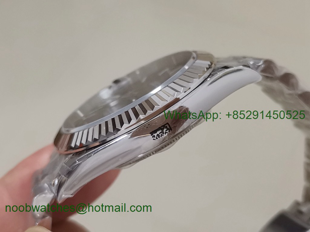 Replica Rolex DateJust 41mm 126334 BP Factory Best Gray Dial Jubilee Bracelet A3235
