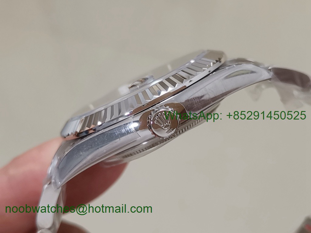 Replica Rolex DateJust 41mm 126334 BP Factory Best Gray Dial Oyster Bracelet A2824