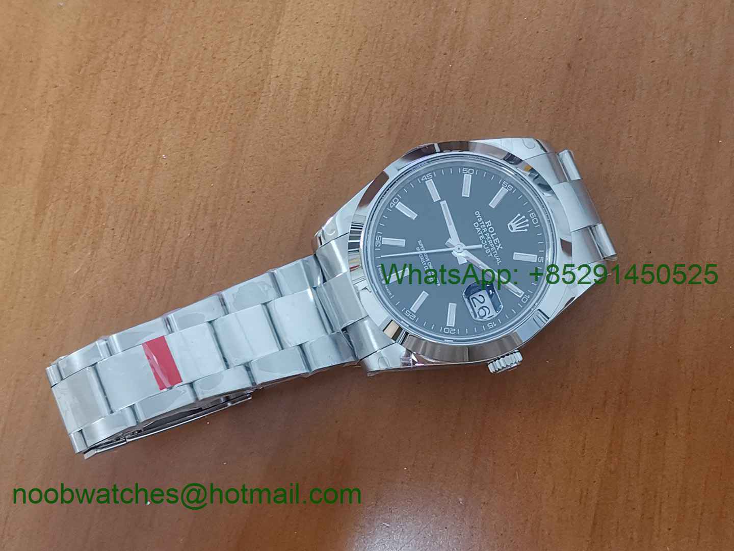 Replica Rolex DateJust 41mm 126334 BP Factory Best Black Dial Smooth Bezel A3235