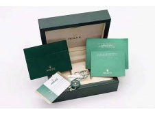 Rolex New Green Wooden Watch Box and Papers Original Style