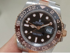Replica Rolex GMT-Master II 126711 CHNR SS/Rose Gold Plated 904L EWF 1:1 Best SH3186 Correct Hand Stack