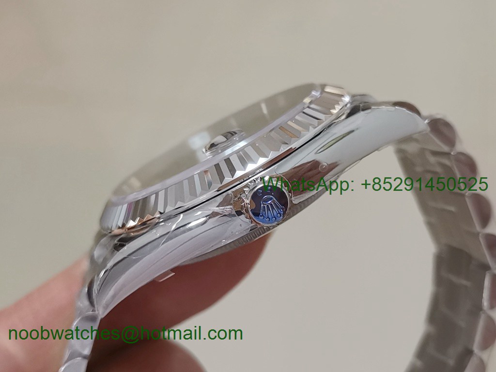 Replica Rolex DayDate 40mm Oliver Green Dial EWF A3255 Mod