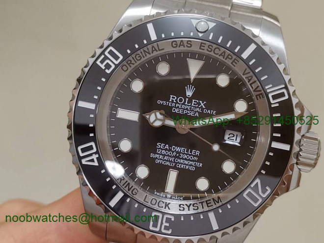 Replica Rolex Sea-Dweller Deepsea 126660 ARF 1:1 Best 904L Black Dial 2824 V3