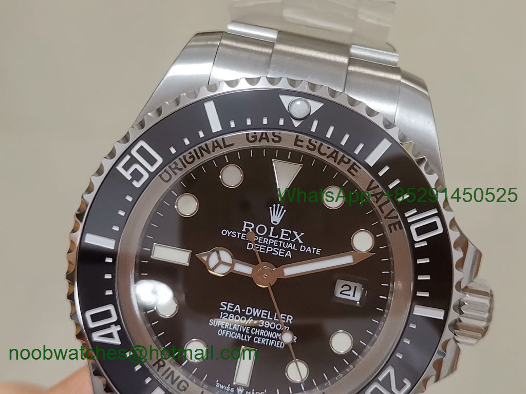 Replica Rolex Sea-Dweller Deepsea 126660 ARF 1:1 Best 904L Black Dial 2824 V3