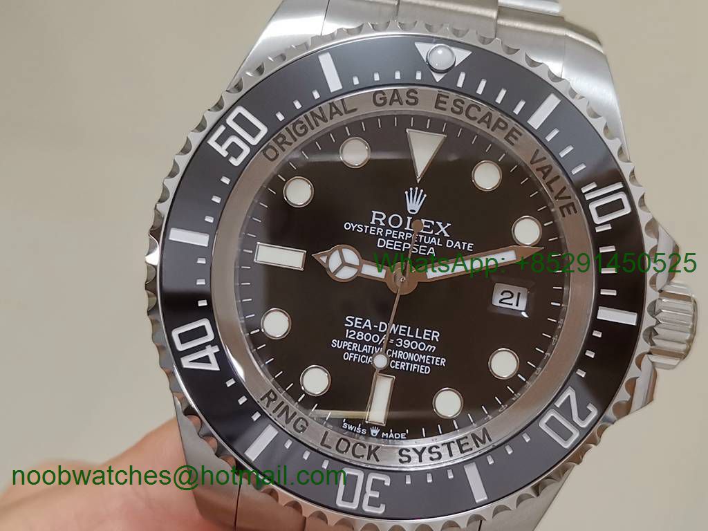 Replica Rolex Sea-Dweller Deepsea 126660 ARF 1:1 Best 904L Black Dial 2824 V3