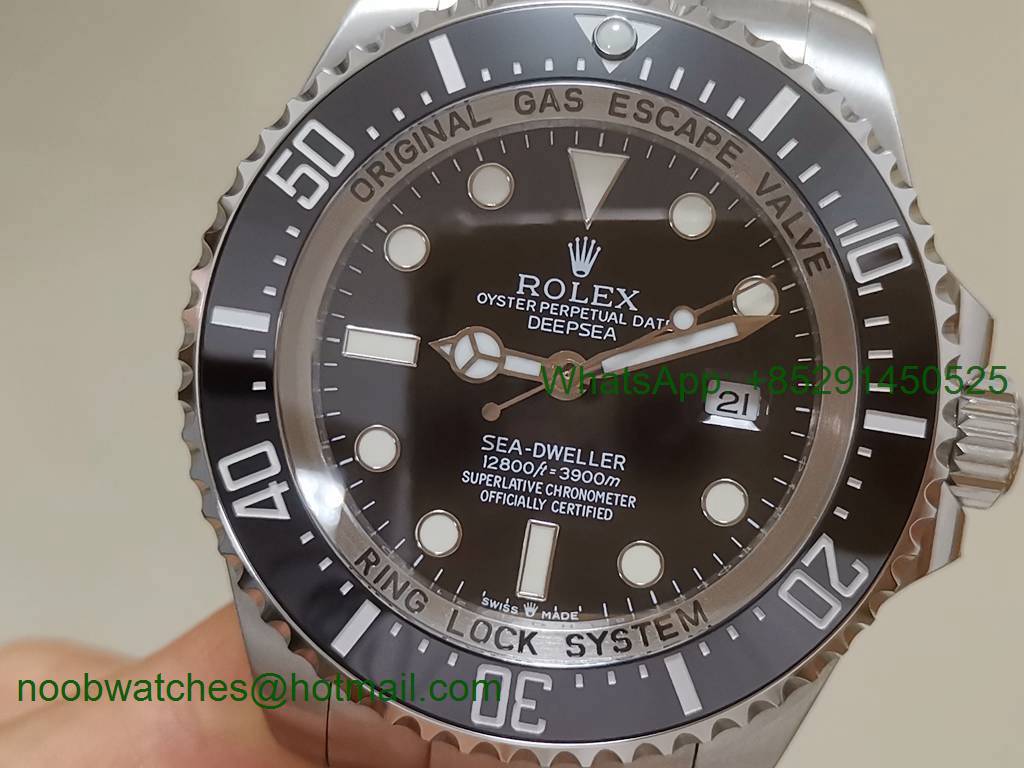 Replica Rolex Sea-Dweller Deepsea 126660 ARF 1:1 Best 904L Black Dial 2824 V3