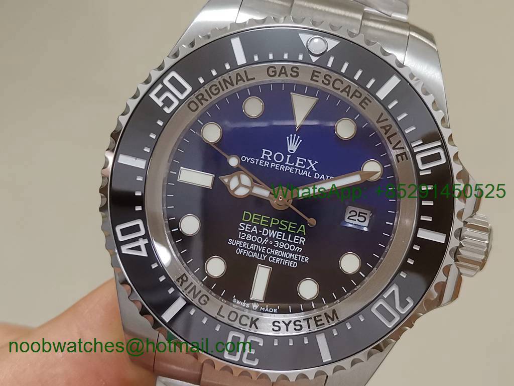 Replica Rolex Sea-Dweller Deepsea 126660 D-Blue James Cameron ARF 1:1 V3 Best 904L SH3135