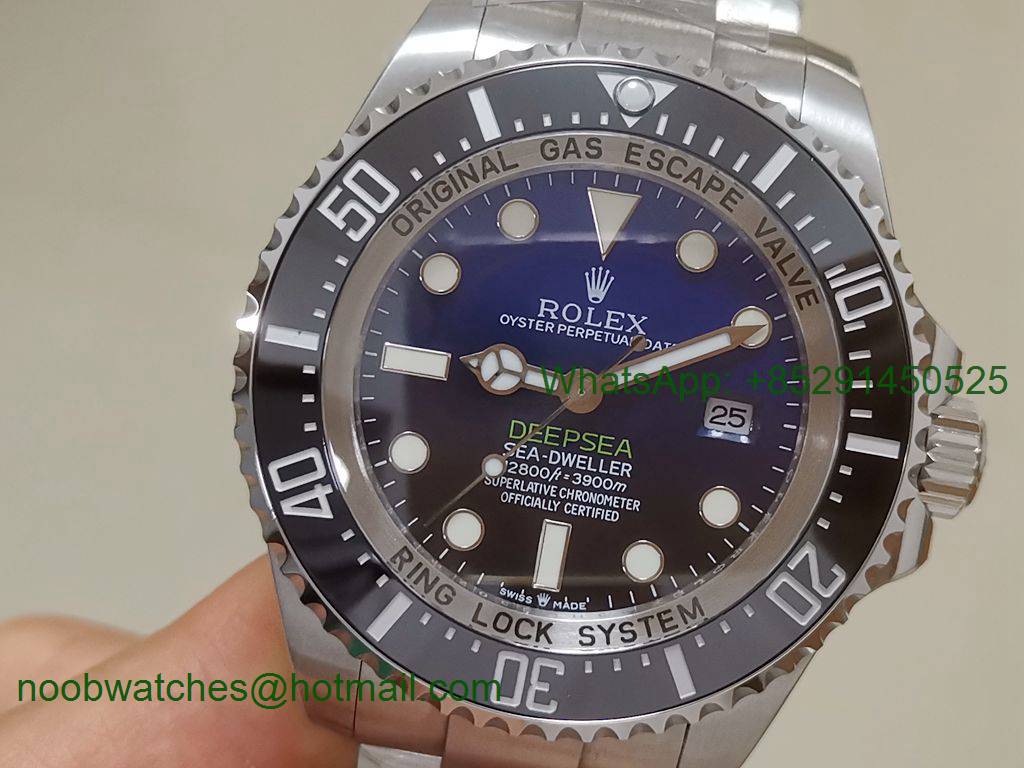 Replica Rolex Sea-Dweller Deepsea 126660 D-Blue James Cameron ARF 1:1 V3 Best 904L SH3135