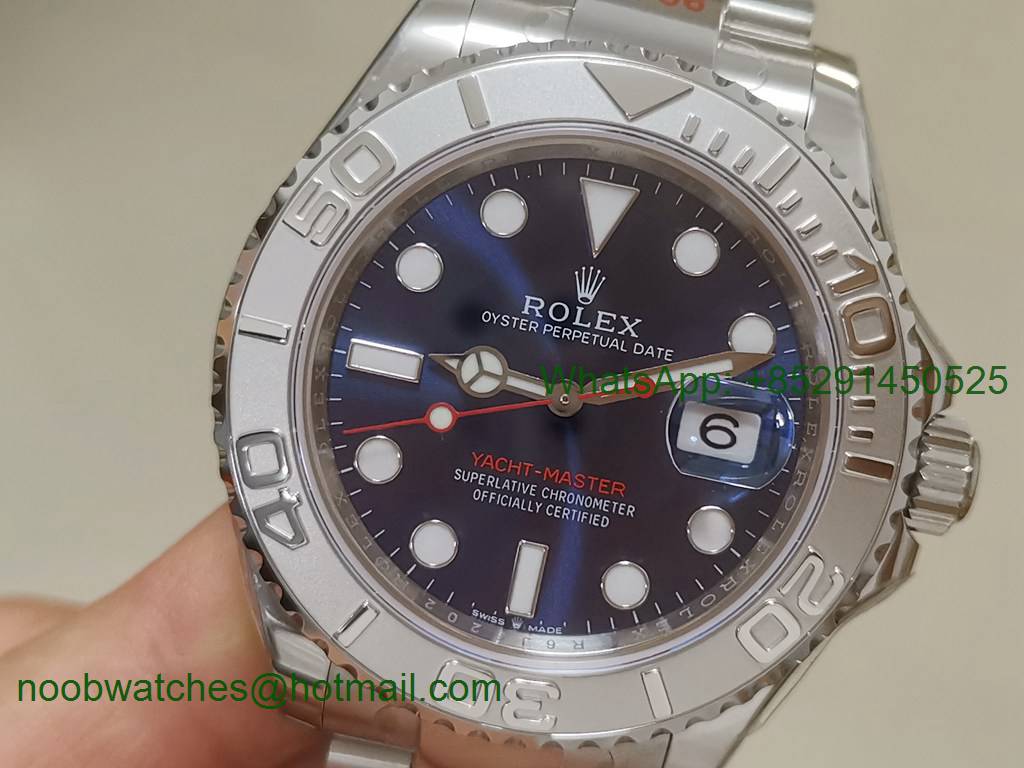 Replica Rolex YachtMaster 126622 40mm 904L Blue Dial EWF A3235