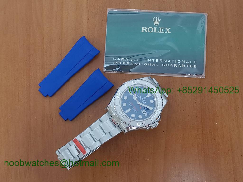 Replica Rolex YachtMaster 126622 40mm 904L Blue Dial EWF A3235