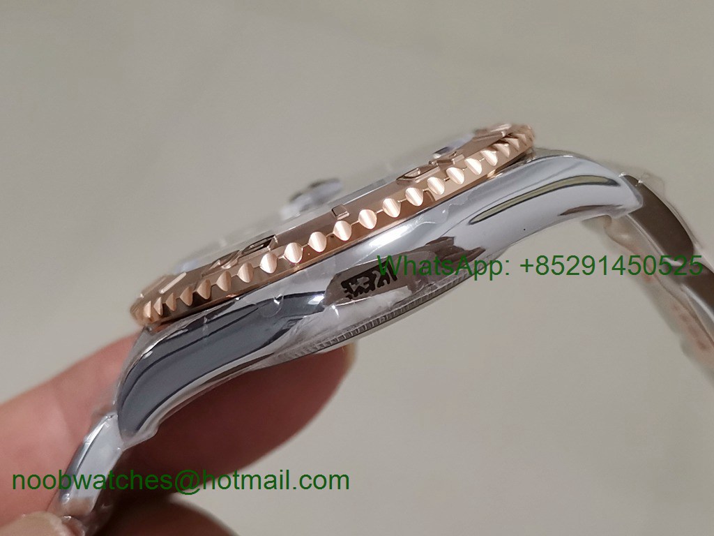 Replica Rolex Yacht-Master 126621 EWF 1:1 Best Black Dial on SS/Rose Gold Bracelet SH3186
