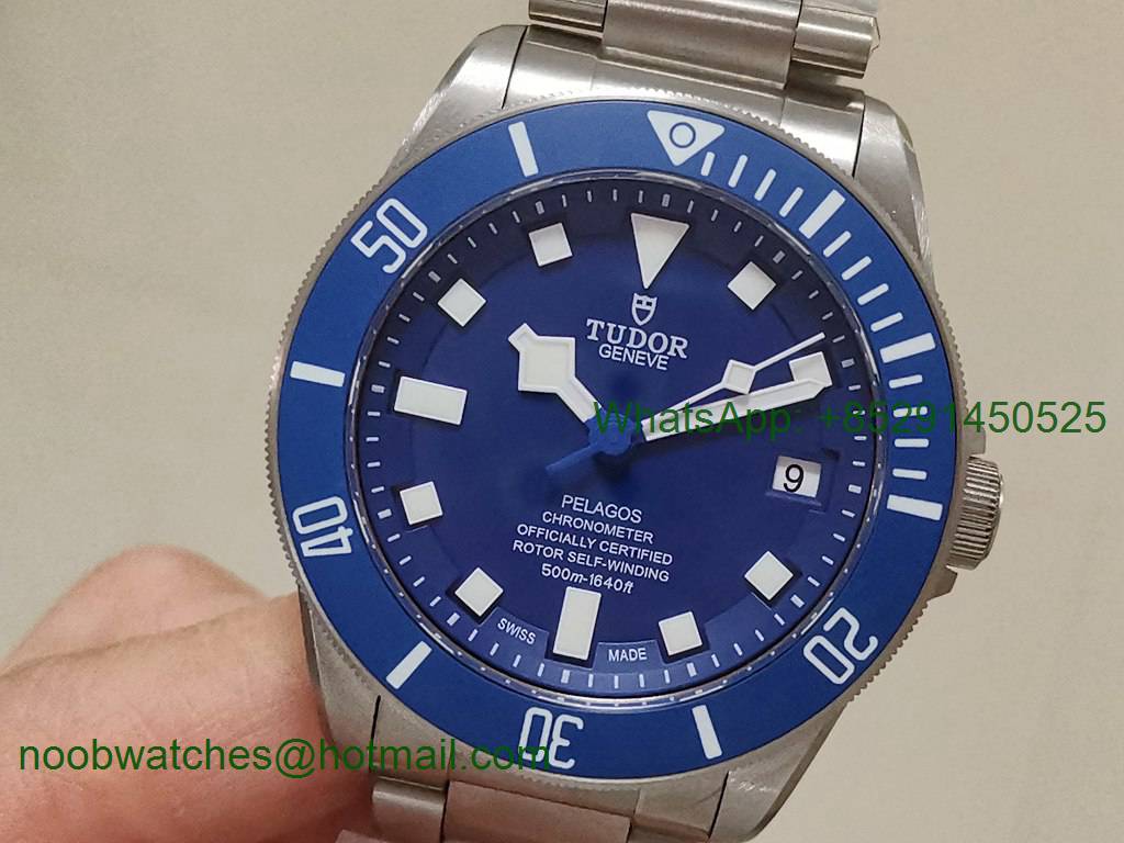 Replica TUDOR Blue Pelagos ZF 1:1 Best on Titanium Bracelet A2824 V5