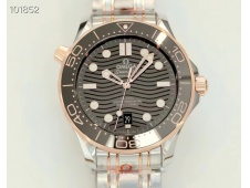 Replica OMEGA Seamaster Diver 300M SS/Rose Gold ORF 1:1 Best Black Black Dial A8800