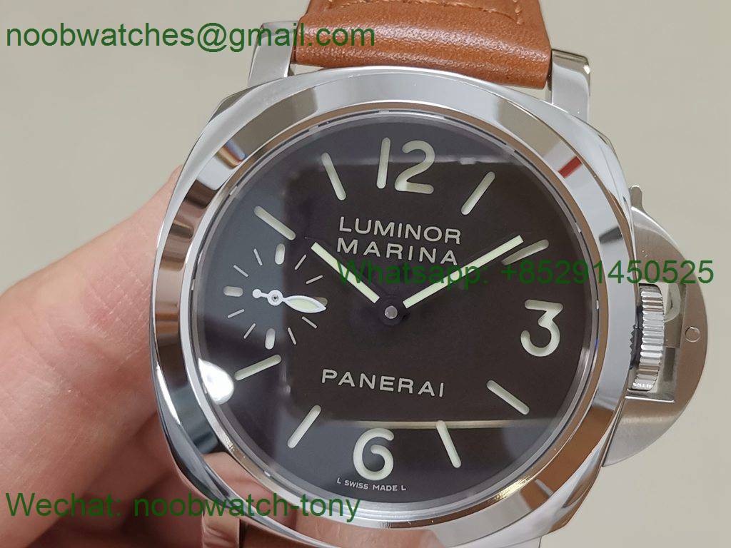 Replica Panerai PAM111 Luminor Marina 44mm Black Dial HWF A6497