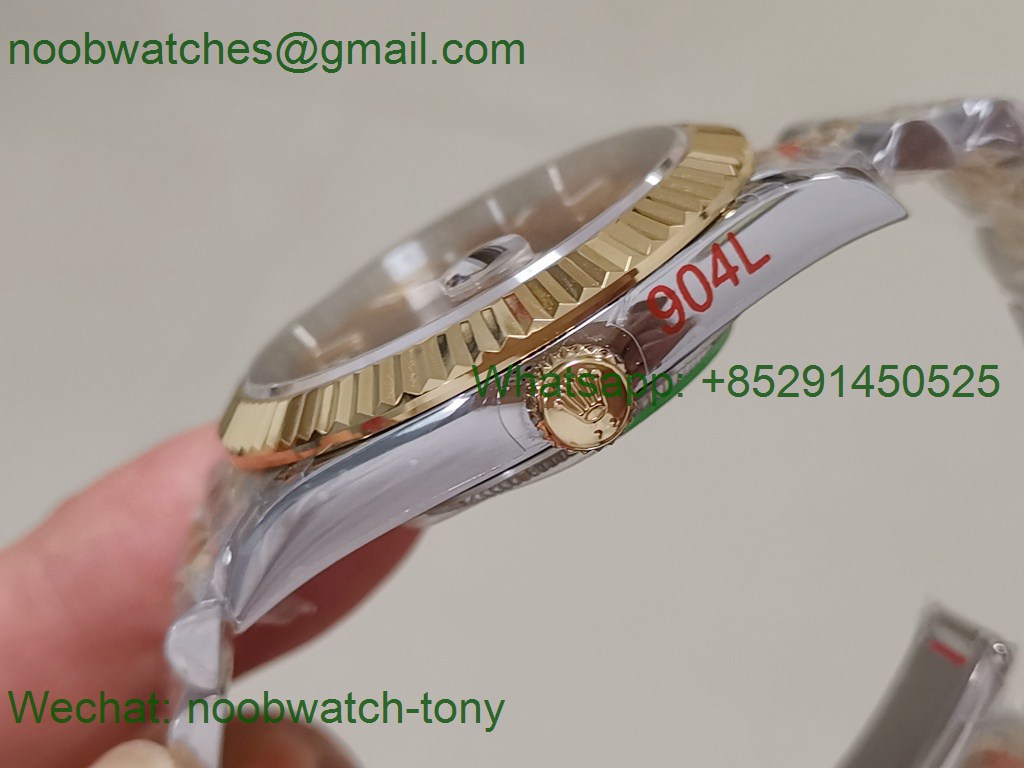 Replica Rolex DateJust 41mm 126333 904L 2tone Yellow Gold/Steel GMF 1:1 Best YG Dial 3235