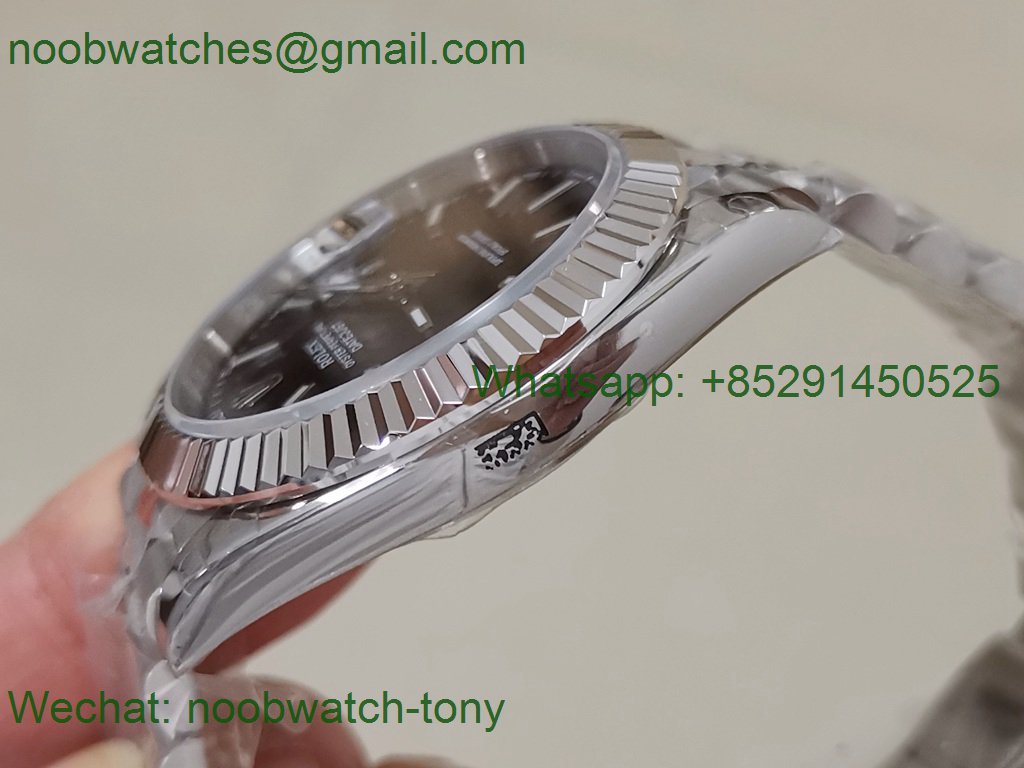 Replica Rolex Datejust 41mm Black Dial 904L Steel 126334 GMF 1:1 Best 3235