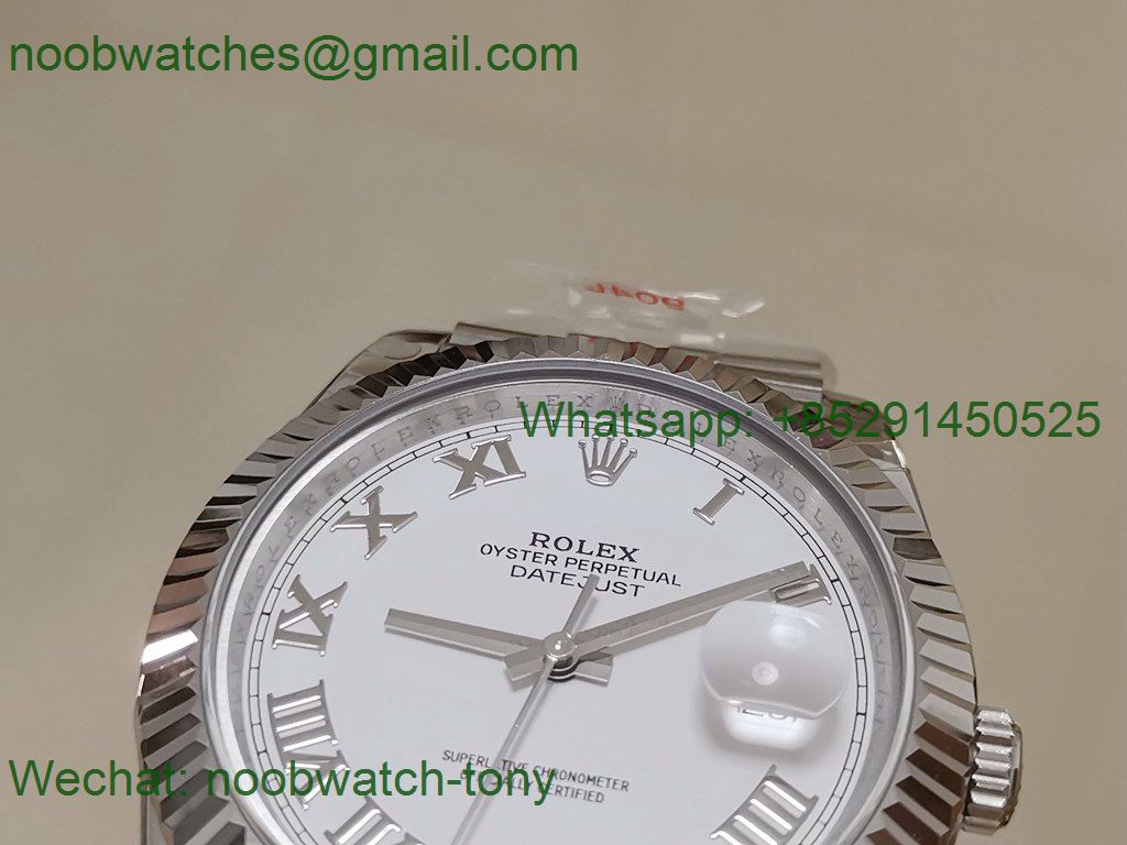 Replica Rolex Datejust 41mm 126334 White Dial 904L Steel GMF 1:1 SA3235