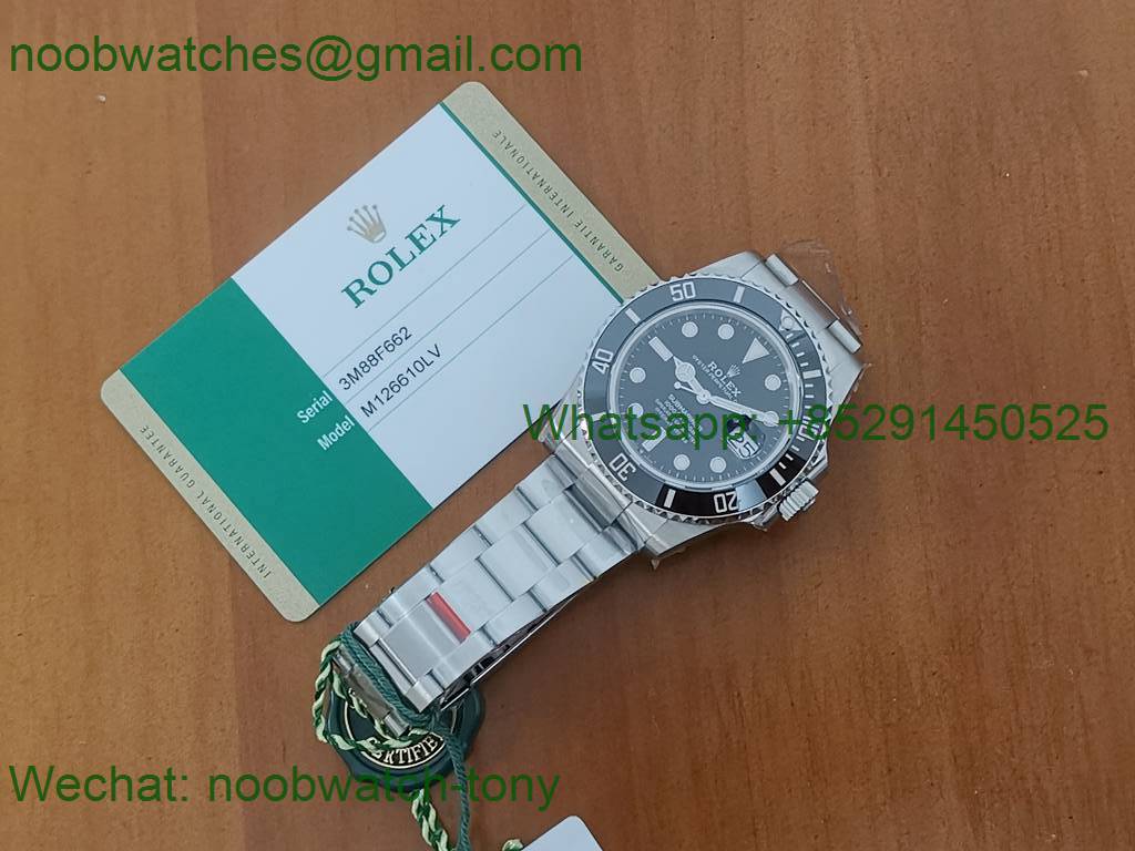 Replica Rolex Submariner 126610LV 904L Steel 41mm Black Dial JVS 1:1 Best 3235