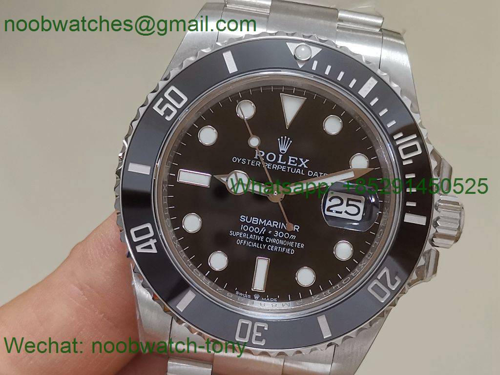 Replica Rolex Submariner 126610LV 904L Steel 41mm Black Dial JVS 1:1 Best 3235