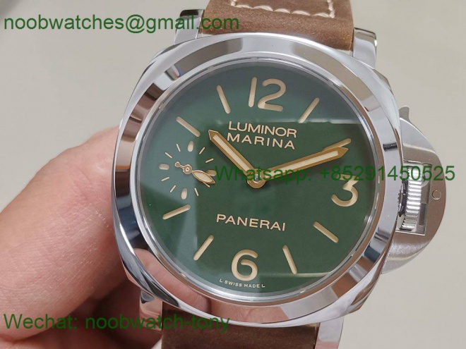 Replica Panerai PAM911 Luminor Marina 44mm Green Dial HWF A6497