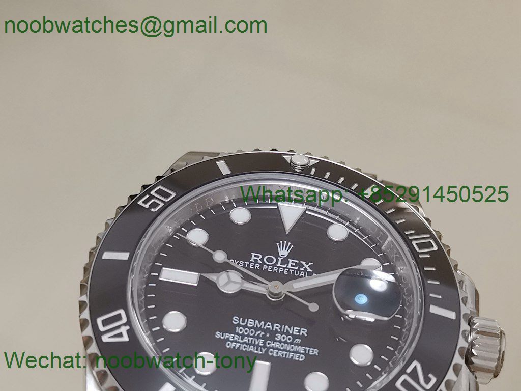 Replica Rolex Submariner 116610 LN Black Ceramic ZF 1:1 Best 904L VR3135