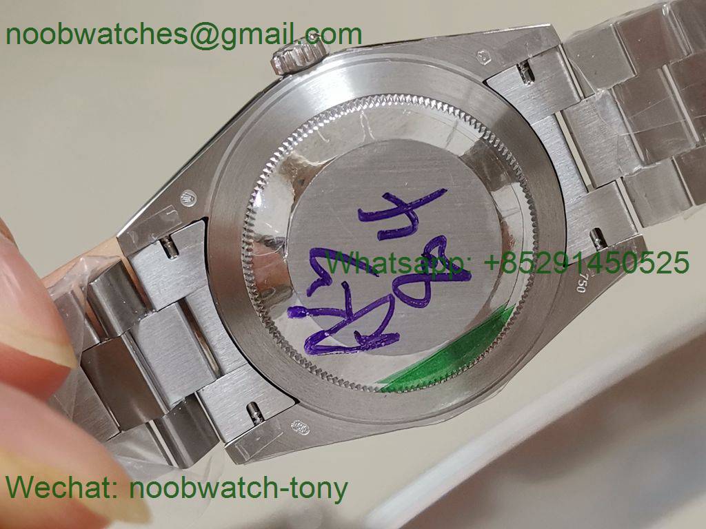 Replica Rolex DayDate 40mm 904L Black Dial GMF 1:1 Best 2836