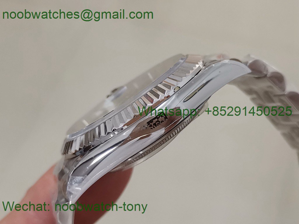 Replica Rolex DayDate 40mm 904L Olive Green Dial GMF 1:1 Best 3255