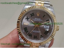 Replica Rolex Datejust 41mm 2tone Yellow Gold/Steel 904L Wimbledon 126334 GMF 1:1 Best 3235