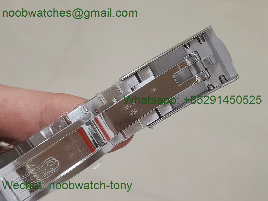 Replica Rolex DateJust 41mm 126334 ARF 1:1 Best Edition 904L Steel New Black Dial on Jubilee Bracelet A2824