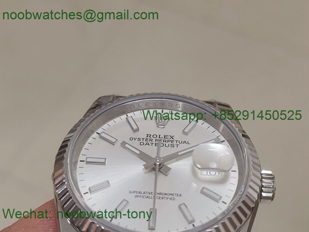 Replica Rolex DateJust 36mm 126234 GMF 1:1 Best 904L Silver Dial Oyster Bracelet A2824