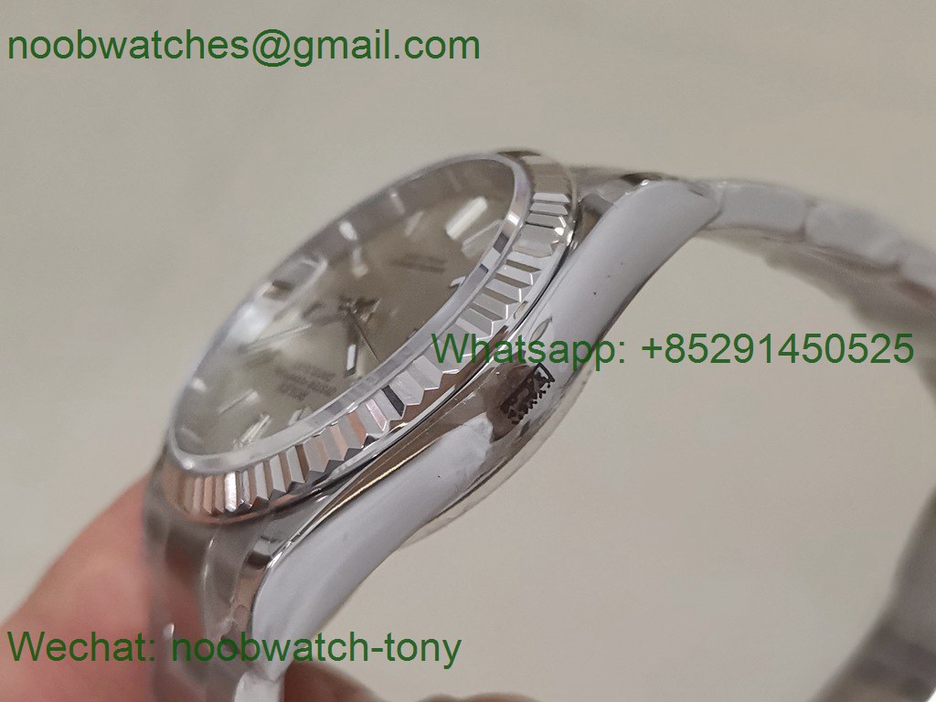 Replica Rolex DateJust 36mm 126234 GMF 1:1 Best 904L Silver Dial Oyster Bracelet A2824