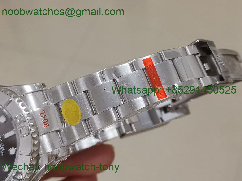 Replica Rolex YachtMaster 126622 40mm 904L Grey Dial Noob 1:1 Best SA3135