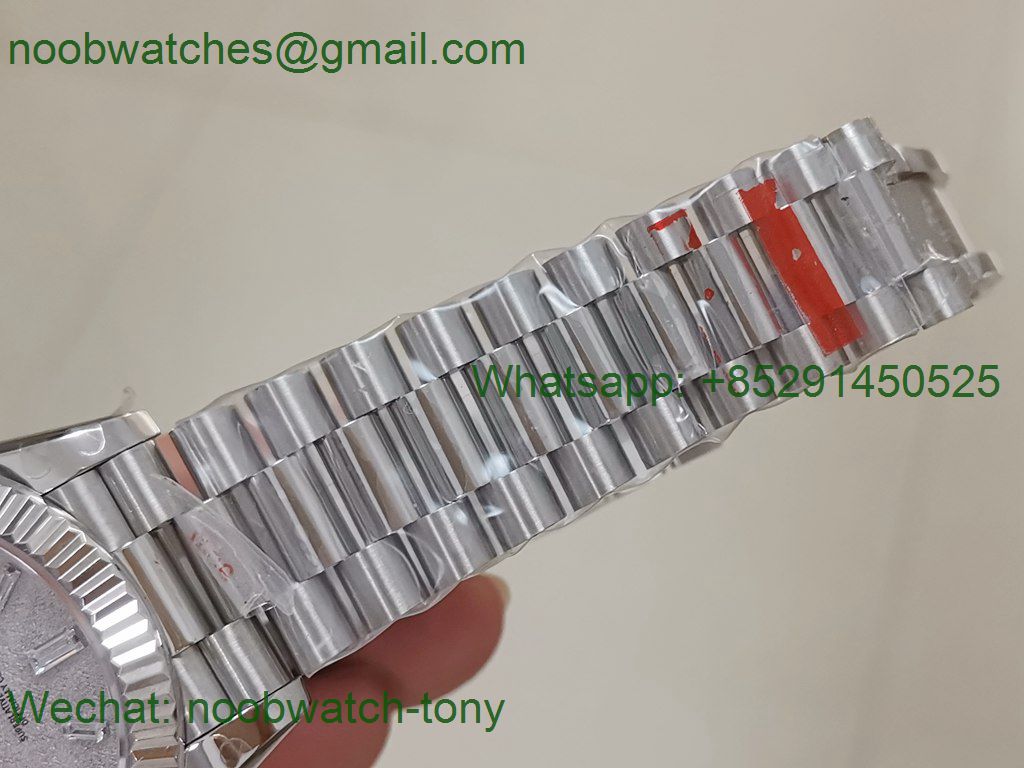 Replica Rolex DayDate 40mm 904L Meteorite Dial GMF 1:1 Best 3255