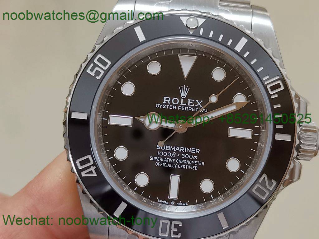 Replica Rolex Submariner 41mm 124060 No Date 904L Steel Clean 1:1 Best VR3230