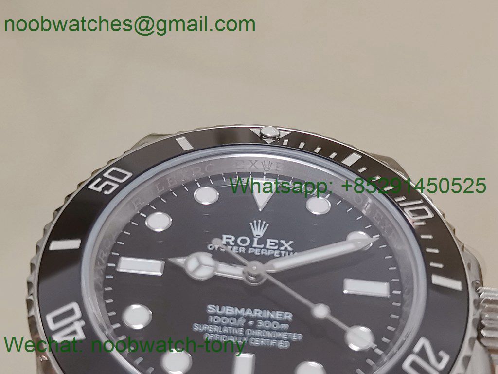 Replica Rolex Submariner 41mm 124060 No Date 904L Steel Clean 1:1 Best VR3230