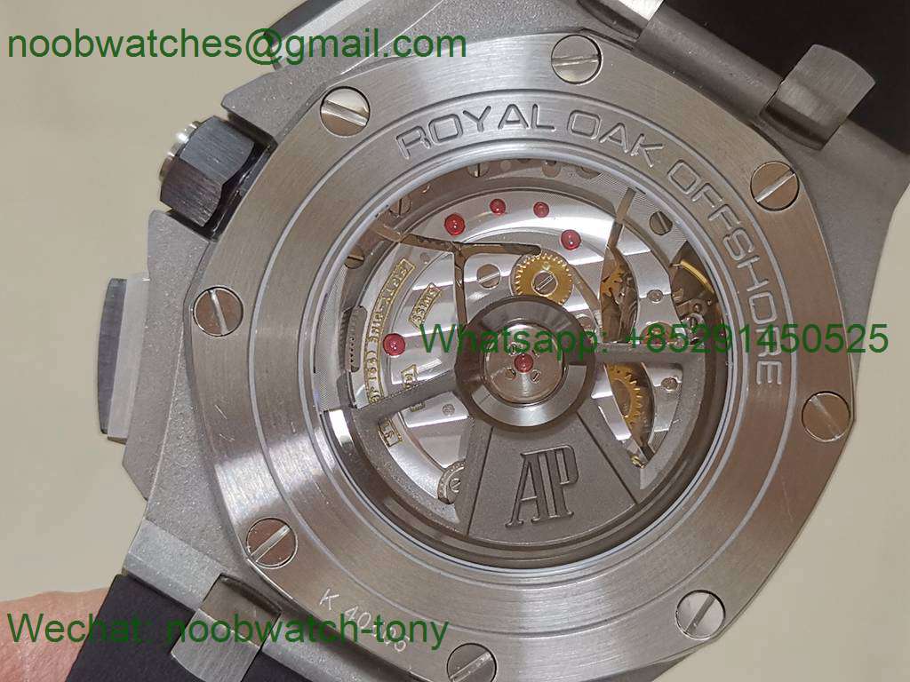 Replica Audemars Piguet AP Royal Oak Offshore 44mm Titanium APSF 1:1 Best Gray Dial 3126