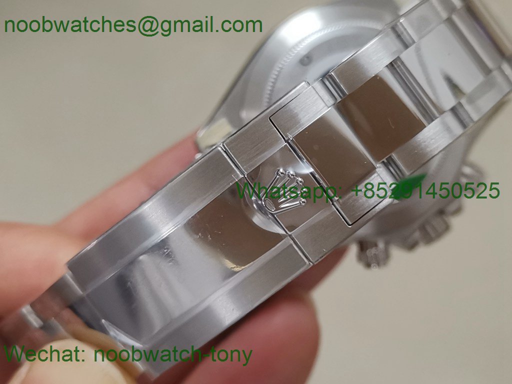Replica Rolex daytona 116520 Black Dial Clean Factory 1:1 904L Steel A4130