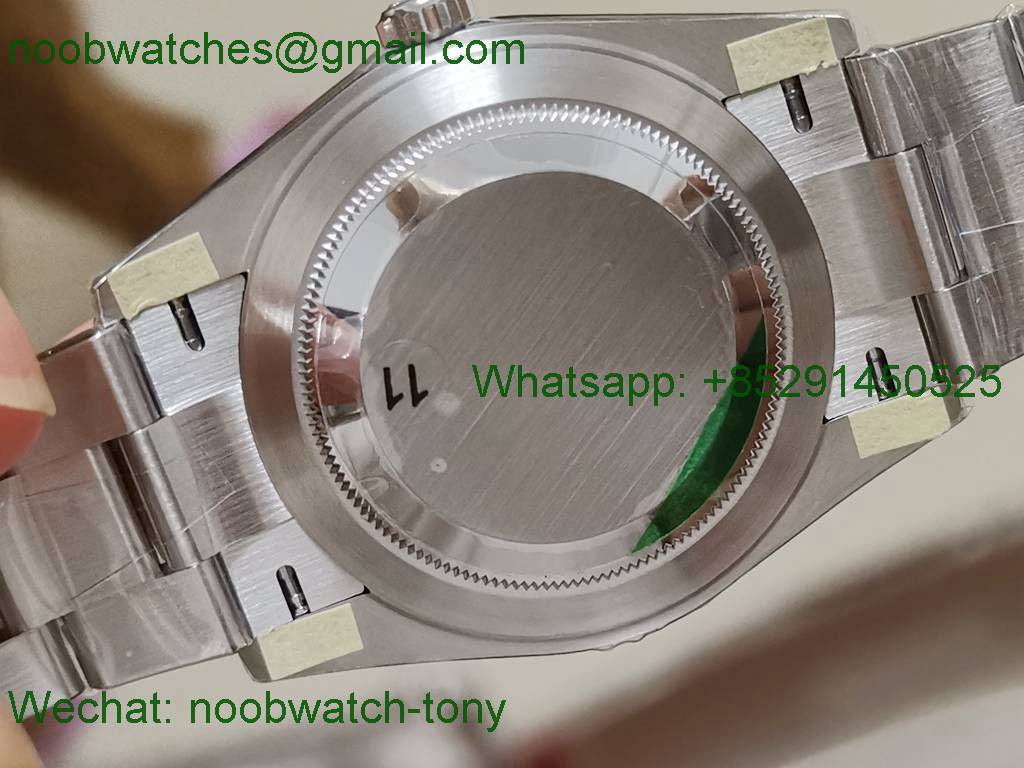 Replica Rolex DateJust 41mm 126334 904L SS VSF 1:1 Best Gray Dial Smooth Bezel VS3235