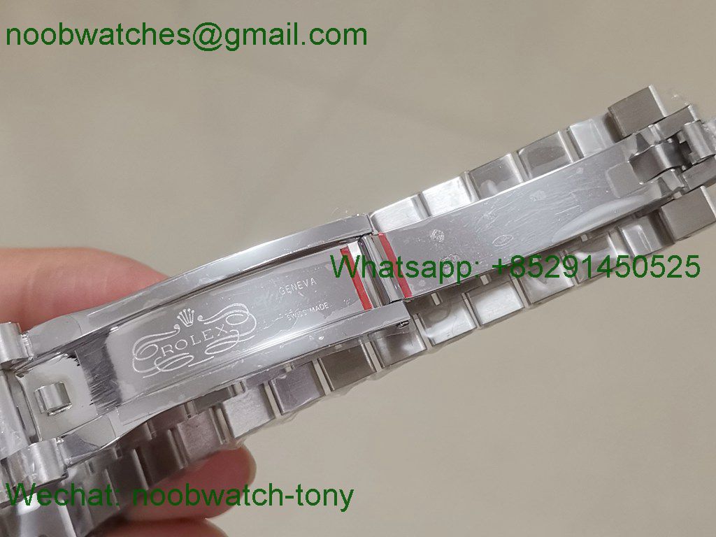 Replica Rolex DayDate 40mm 904L Ice Blue Dial GMF 1:1 Best 2836