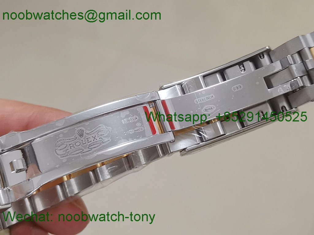 Replica Rolex Submariner 126613LB 904L Two Tone Yellow Gold Steel Blue VSF 1:1 Best VS3235
