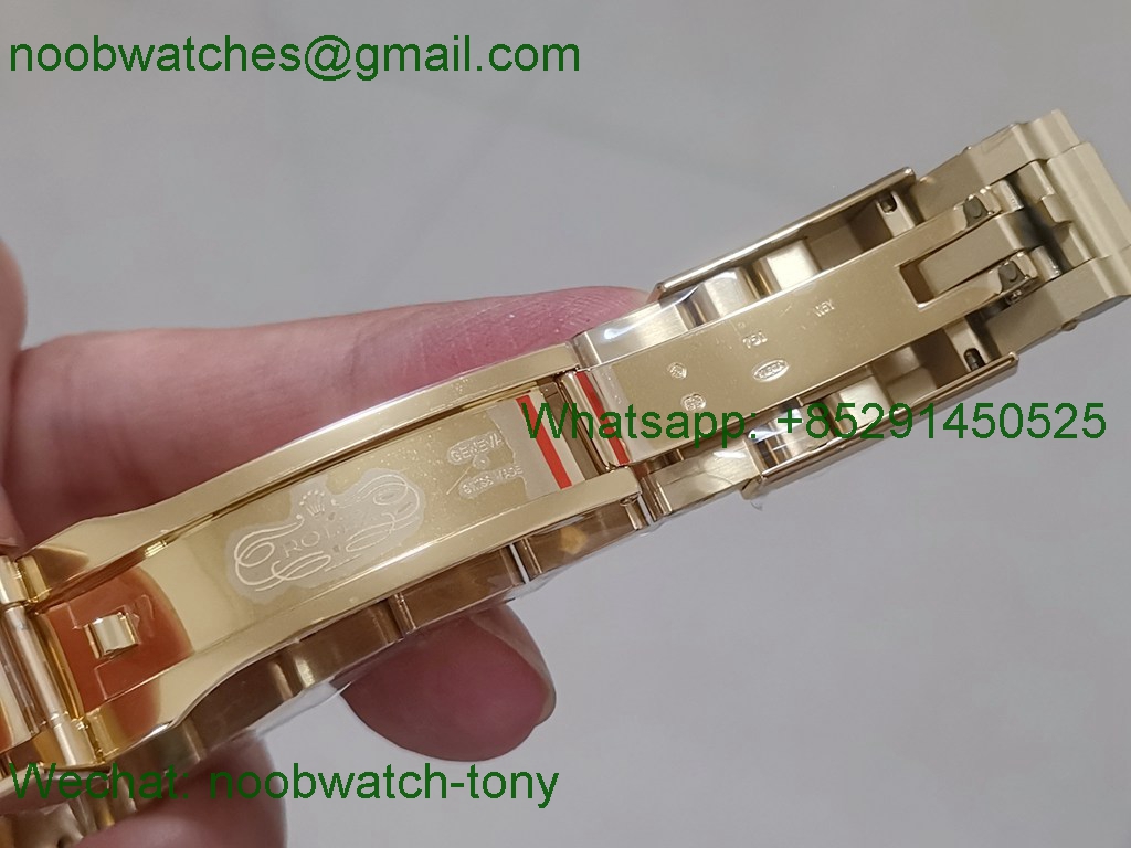 Replica Rolex Daytona Full Yellow GOLD 116508 BTF 1:1 Best White Dial SA4130